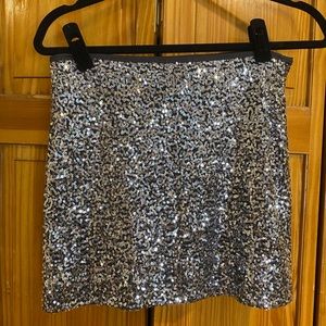 Express sparkle skirt